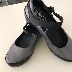 Dansko Allegra Antique Metallic Nickel Shoes